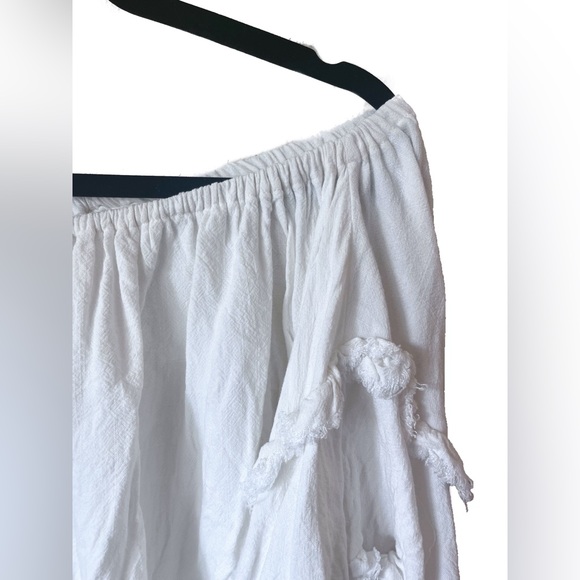 Woman's Off the Shoulder Boho Top - Picture 3 of 4